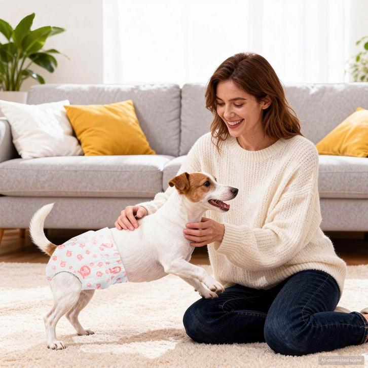 vidaXL Wegwerp hondenluier voor vrouwtjes 50 pcs Wit XS, Animaux & Accessoires, Accessoires pour chiens, Envoi