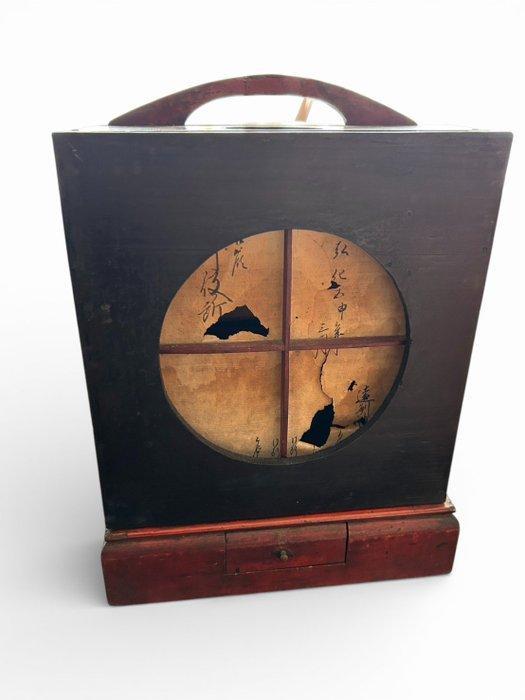 Lantaarn - Antiek Japans (nacht houten lantaarn) -, Antiek en Kunst, Antiek | Overige Antiek