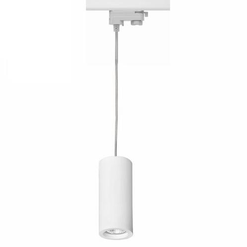 3-Fase - railarmatuur - hanglamp - met GU10 fitting - Wit, Maison & Meubles, Lampes | Autre, Envoi