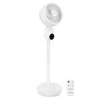 BREEZE Vloerventilator - fluisterstil - 98cm - wit | Incl., Verzenden, Nieuw