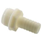 Slangtule 1/2 buitendraad x 19mm tule wit (Pvc Slangtule), Verzenden, Nieuw