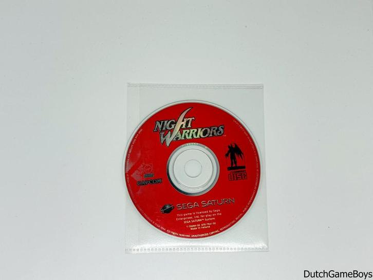 Sega Saturn - Night Warriors - CD Only, Games en Spelcomputers, Games | Overige, Gebruikt, Verzenden