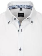 Wit Venti Overhemd Button Down Boord Modern Fit, Kleding | Heren, Nieuw, Verzenden