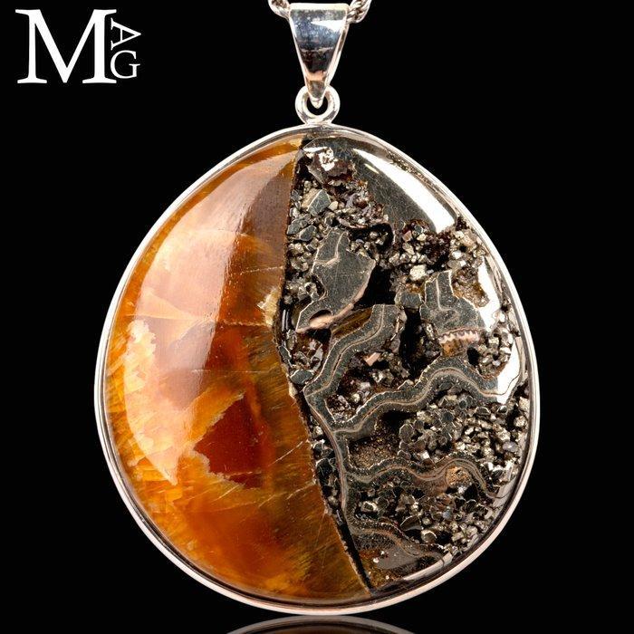 Jurassic sieraden - Zeldzame Siberische ammoniet -, Verzamelen, Mineralen en Fossielen