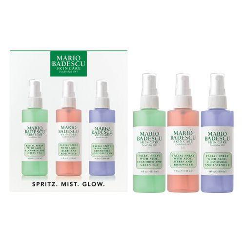 Mario Badescu Spritz Mist Glow Kit 3x118ml (Gezichtsspray), Bijoux, Sacs & Beauté, Beauté | Soins du visage, Envoi