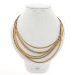 Tricolor gouden omega schakelcollier (Ketting), Ophalen of Verzenden