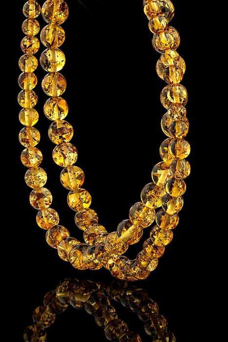 Prachtige Baltische barnsteenketting – glanzende barnsteen, Collections, Collections Animaux