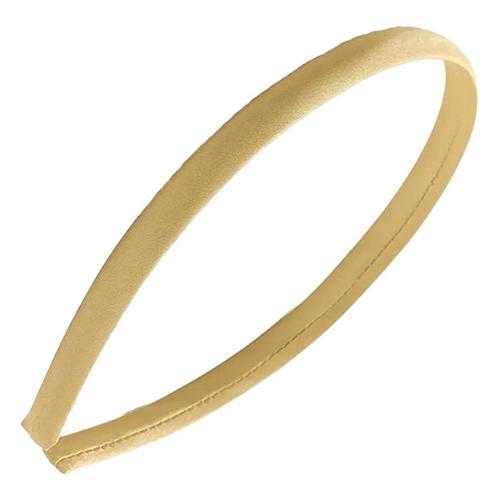 Fako Fashion® - Diadeem - Satijn - 10mm - Champagne, Handtassen en Accessoires, Uiterlijk | Haarverzorging, Verzenden