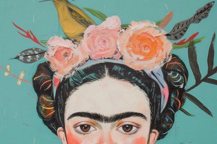 Iris Maria (XXI) - Frida Kahlo., Antiek en Kunst, Kunst | Designobjecten