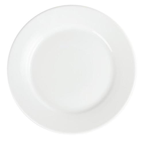 Borden | WHITEWARE | Porselein | Wit | 12 Stuks | Ø250mm, Zakelijke goederen, Horeca | Keukenapparatuur, Nieuw in verpakking, Verzenden