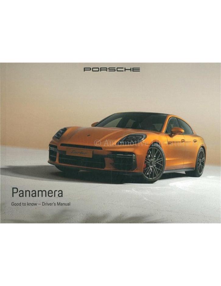 2026 PORSCHE PANAMERA INSTRUCTIEBOEKJE ENGELS, Auto diversen, Handleidingen en Instructieboekjes