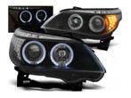 Angel Eyes koplampen Black geschikt voor BMW E60 E61, Verzenden