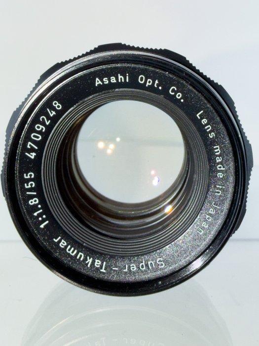 Asahi Pentax Spotmatic SP black + Super-Takumar 1,8/55mm +, Audio, Tv en Foto, Fotocamera's Analoog