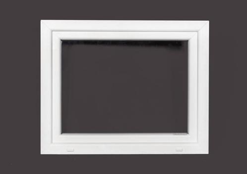 PVC raam draaikiep b100xh70 cm wit stomp, Doe-het-zelf en Bouw, Glas en Ramen, Dubbelglas, Nieuw, Gevelraam of Ruit, Minder dan 80 cm