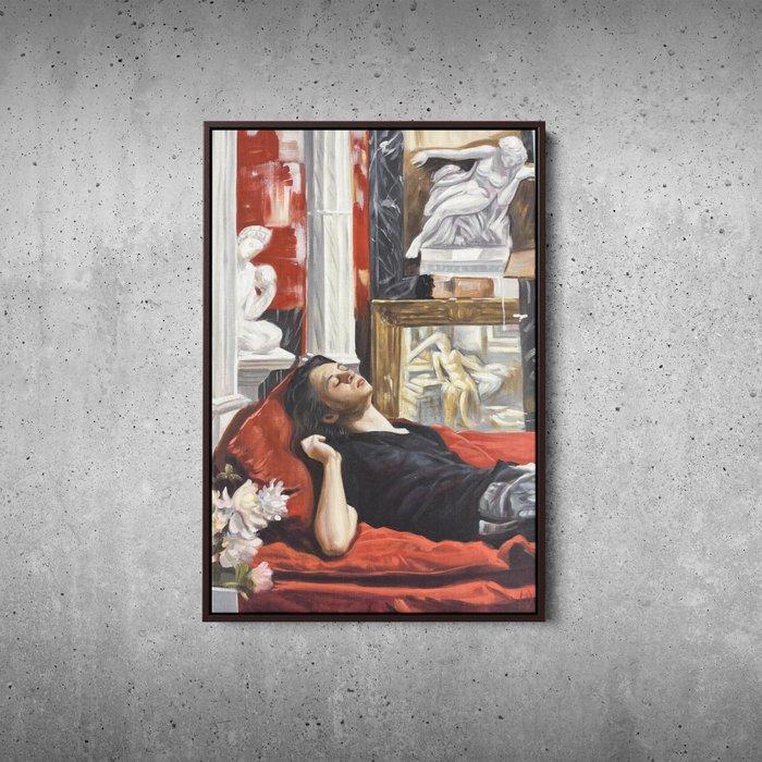 Anne Dias - (100% handpainted !) The Sleeper Series :, Antiek en Kunst, Kunst | Schilderijen | Modern