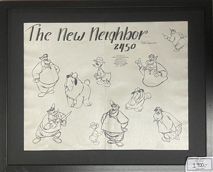 Disney - Disney Donald Duck Model Sheet - The New Neighbor, Verzamelen, Disney