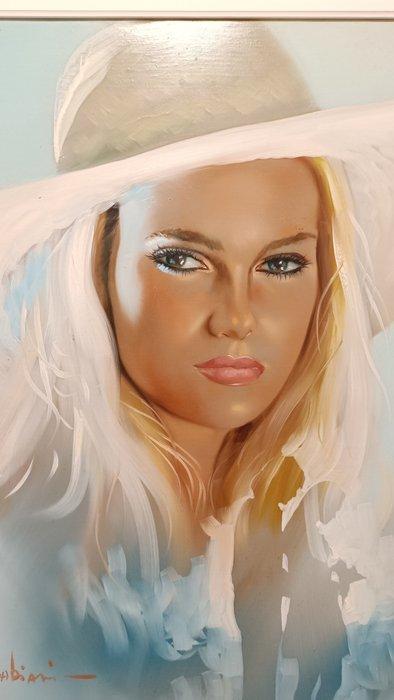 Vincenzo Fabiani (XX) - Giuliana, Antiek en Kunst, Kunst | Schilderijen | Klassiek