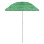vidaXL Strandparasol Hawaï 180 cm groen, Tuin en Terras, Verzenden, Nieuw