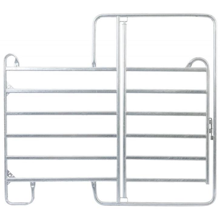 Roundpen paddock paneel met poort - robust 50kg, Animaux & Accessoires, Box & Pâturages