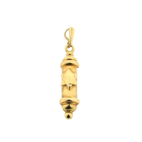 Vintage gouden Mezoeza hanger (vintage gouden hanger), Handtassen en Accessoires, Bedels, Gebruikt, Overige merken, Goud, Ophalen of Verzenden
