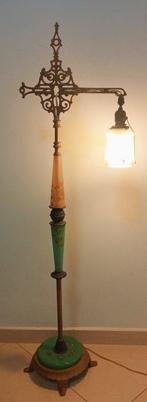 Lampadaire - Laiton - Lampe à pont Art Decò, Antiek en Kunst, Curiosa en Brocante