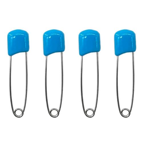 Fako Bijoux® - 4 Veiligheidsspelden Met Beschermkap -, Handtassen en Accessoires, Broches, Verzenden