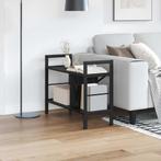 vidaXL Boekenplank Zwart Eiken 75 x 30 x 58,5 cm Bewerkt, Huis en Inrichting, Verzenden, Nieuw