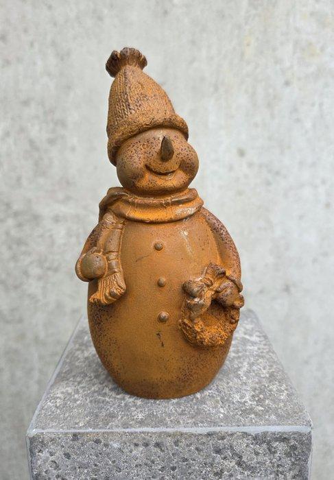 Beeldje - Snowman - IJzer, Antiek en Kunst, Kunst | Designobjecten