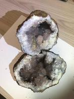 Geode - Hoogte: 9 cm - Breedte: 13 cm- 1495 g, Verzamelen, Mineralen en Fossielen