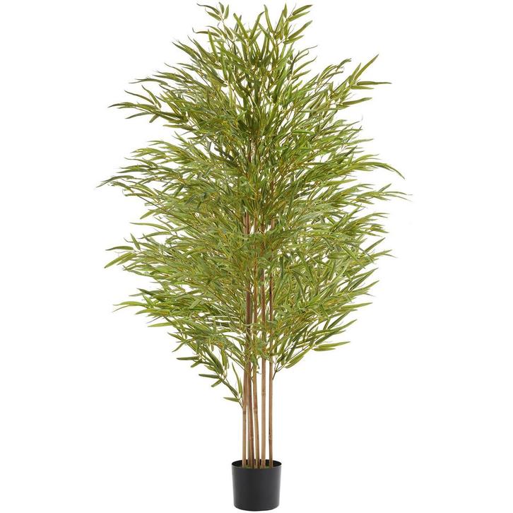 tectake Kunst bamboeboom Bambosa, realistische textuur - 180, Huis en Inrichting, Kamerplanten, Verzenden