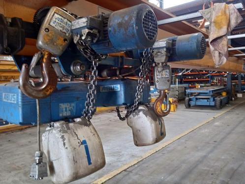 Abus enkelligger bovenloopkraan 13.680 mm x 2x 2t 001468U, Doe-het-zelf en Bouw, Gereedschap | Overige machines, Gebruikt, Ophalen
