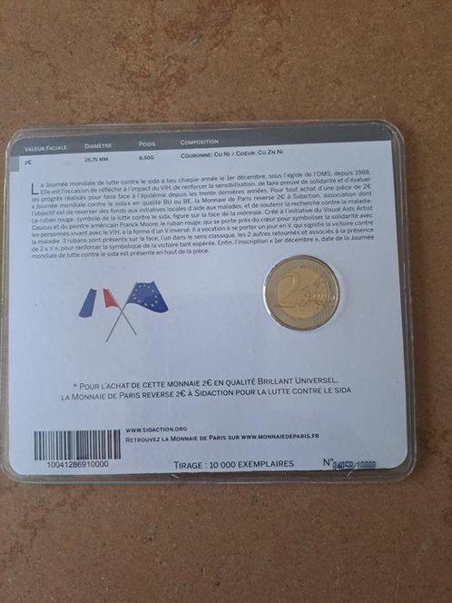 Frankrijk. 2 Euro 2014 Sidaction (Zonder Minimumprijs), Postzegels en Munten, Munten | Europa | Euromunten