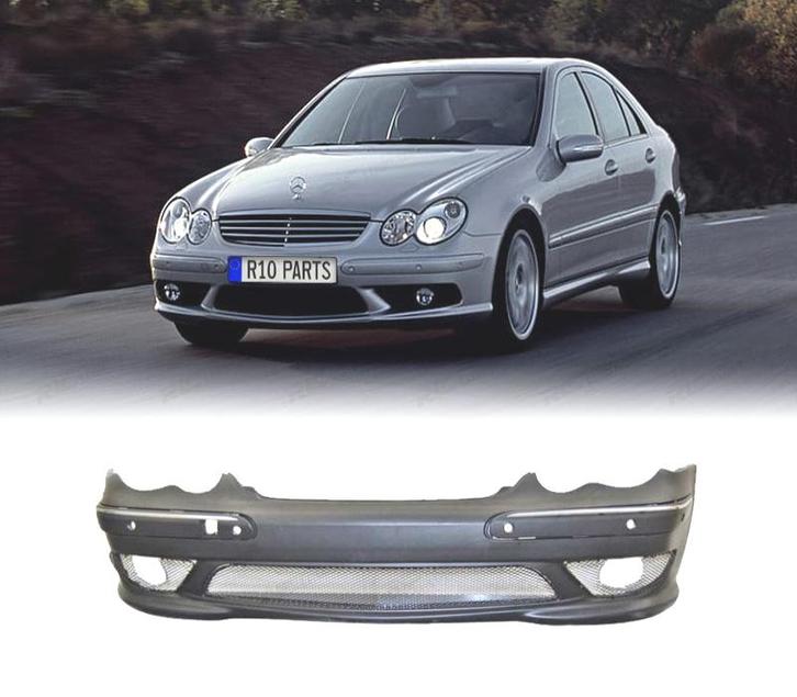 Pare Chocs Frontal Pour Mercedes W203 00-04 Look Amg Pdc, Autos : Pièces & Accessoires, Carrosserie & Tôlerie, Envoi