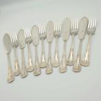 Visbestekset voor 6 personen (12) - Verzilverd - Vissers