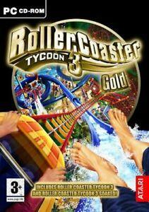 Rollercoaster Tycoon 3: Gold Edition (PC CD) BOXSETS, Games en Spelcomputers, Games | Pc, Gebruikt, Verzenden