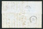 France 1866 - Rare lettre de Lyon pour le Caire ( Egypte ), Gestempeld