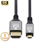 2dekans | Drivv. Premium Micro HDMI naar HDMI Kabel 2.1 - 8K, Ophalen of Verzenden