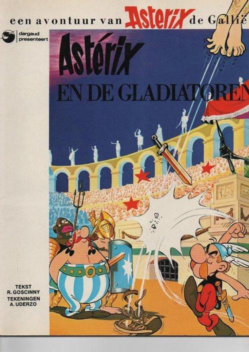 Asterix - en de gladiatoren NR.9 - 1964 7423454188156, Boeken, Overige Boeken, Gelezen, Verzenden