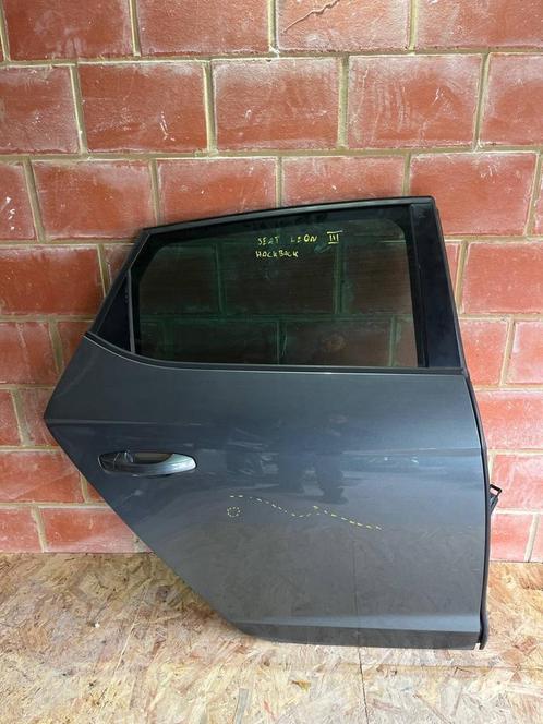 Porte arrière droite Seat Leon III 2012 -2020 Hatchback Gris, Auto-onderdelen, Carrosserie, Ophalen