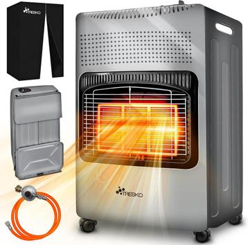 TRESKO Gasverwarming, 4200 watt, incl. gasdrukregelaar, gass beschikbaar voor biedingen