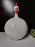 Beeld, funny big white  balloon chicken - 60 cm - polyresin