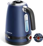 Waterkoker met temperatuurregeling - Retro - met LED - 1.7L, Verzenden, Nieuw