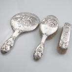 Toiletset (3) - Joseph & Richard Griffin - .925 zilver, Antiek en Kunst