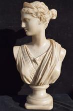 Figuur - Busto di Diana - Herbouwd Carrara-marmer, Antiek en Kunst