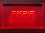 LEGO neon bord lamp LED verlichting reclame lichtbak *rood*, Verzenden, Nieuw