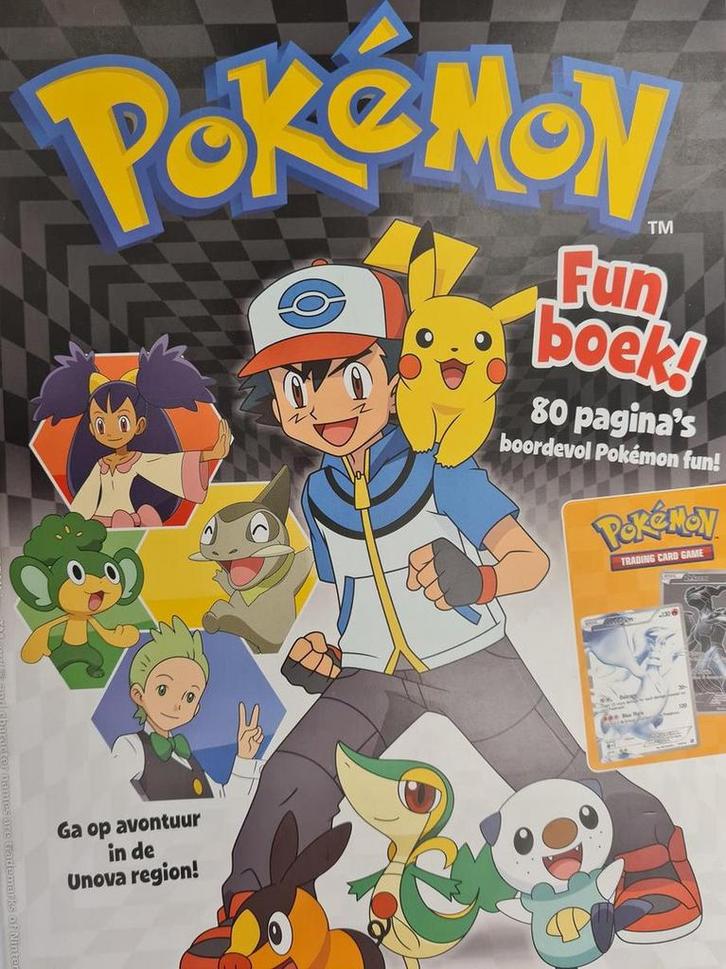 Pokemon Black&White Kleur/puzzel/Spelletjes Boek (2011), Boeken, Literatuur, Zo goed als nieuw, Verzenden