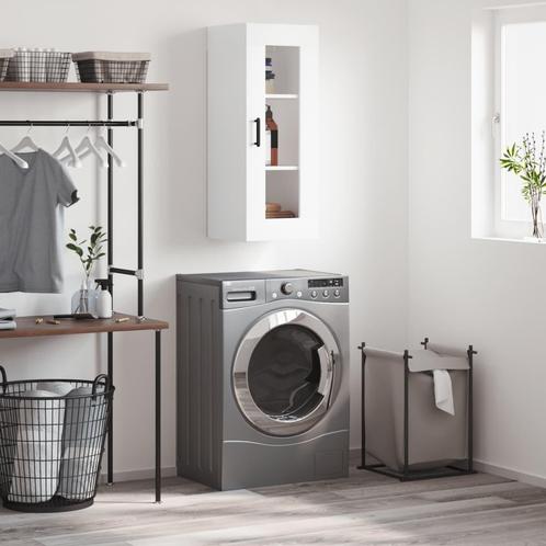 vidaXL Hangkast 34,5x34x90 cm wit, Huis en Inrichting, Kasten | Dressoirs, Nieuw, Verzenden