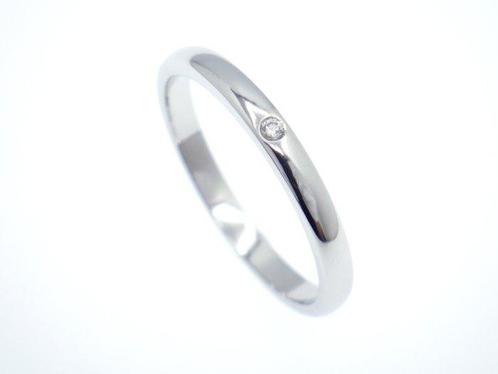Tiffany & Co. - Bague - Elsa Peretti Single Diamond Stacking, Handtassen en Accessoires, Ringen