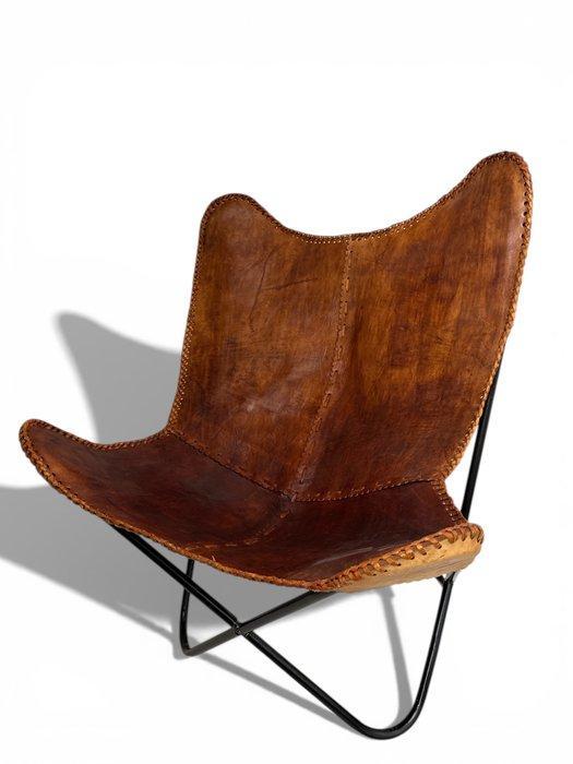 Fauteuil - chaise papillon - Cuir, Métal - Chaise papillon, Maison & Meubles, Maison & Meubles | Autre