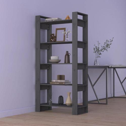 vidaXL Boekenkast/kamerscherm 80x35x160 cm massief hout, Huis en Inrichting, Kasten | Boekenkasten, Nieuw, Verzenden